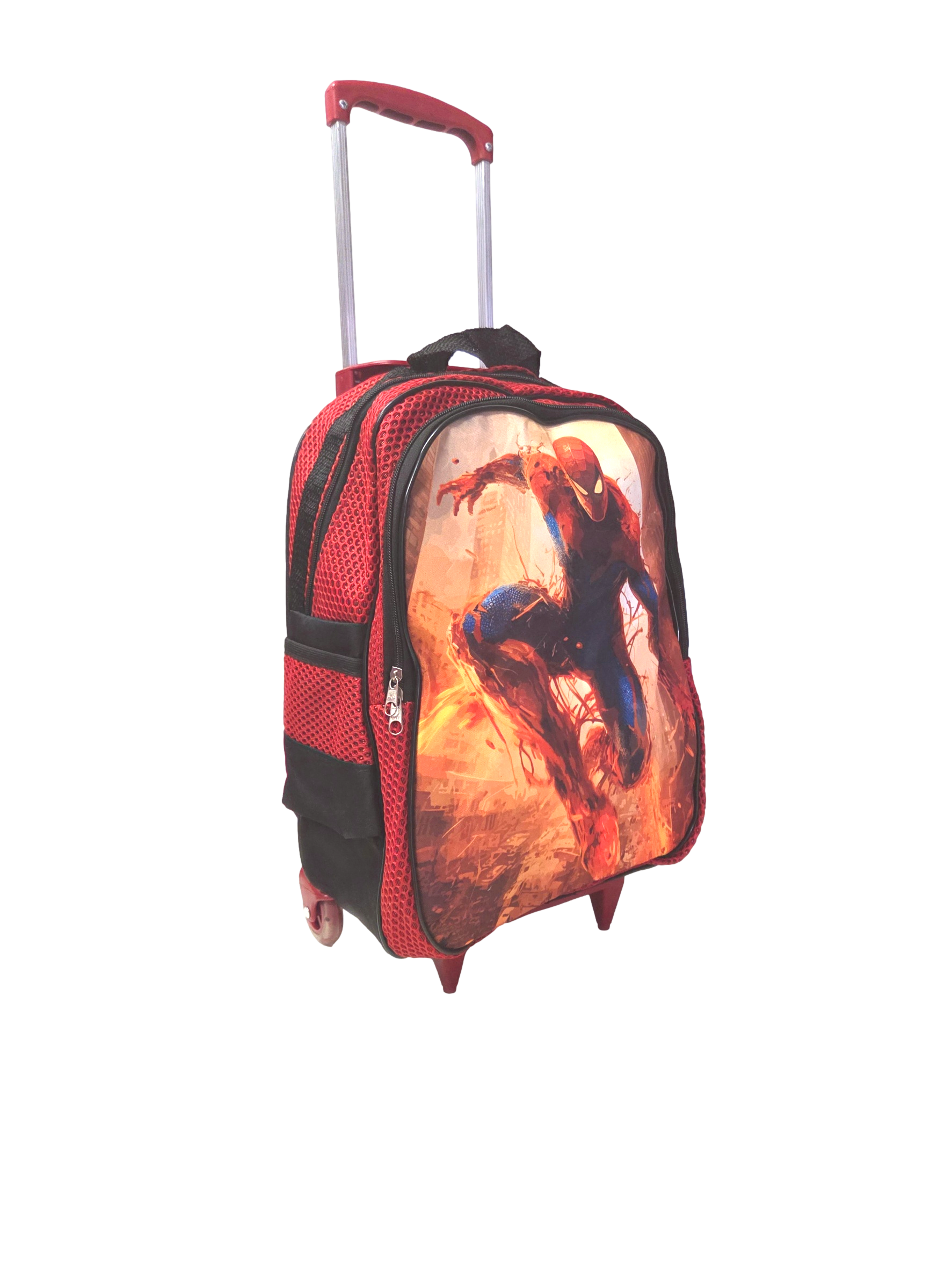 Mochila Escolar Homem Aranha Com Rodinhas