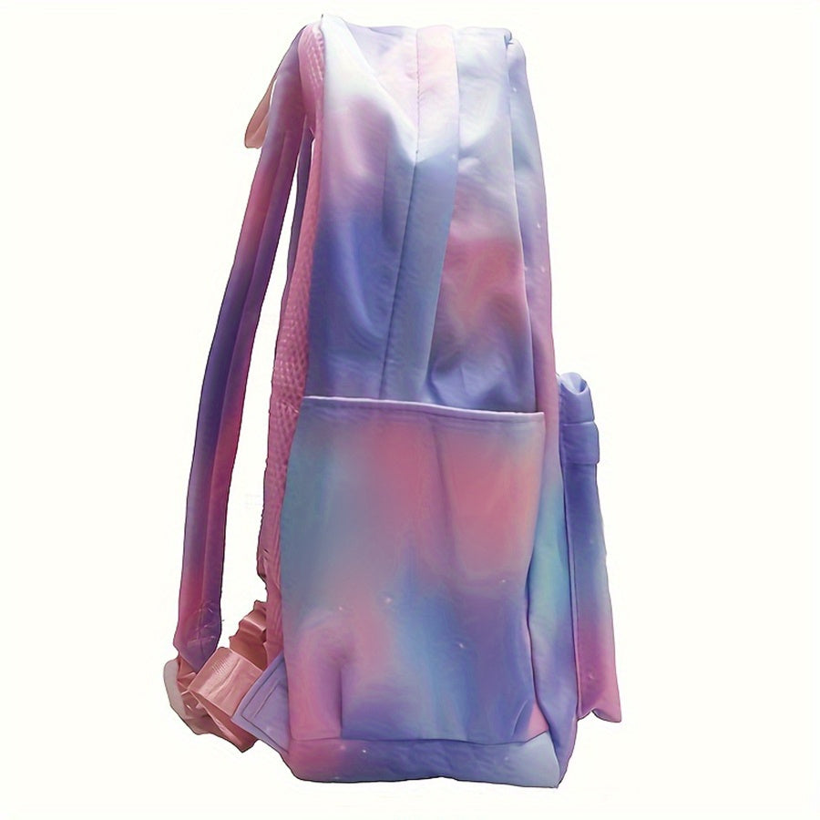 Conjunto de Mochila Escolar Stitch, 3 Peças, Incluindo Estojo, Lancheira e Mochila.