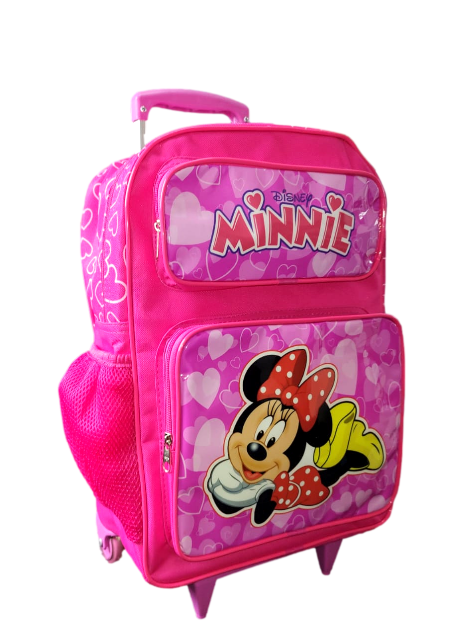 Mochila Escolar Minnie Com Rodinhas