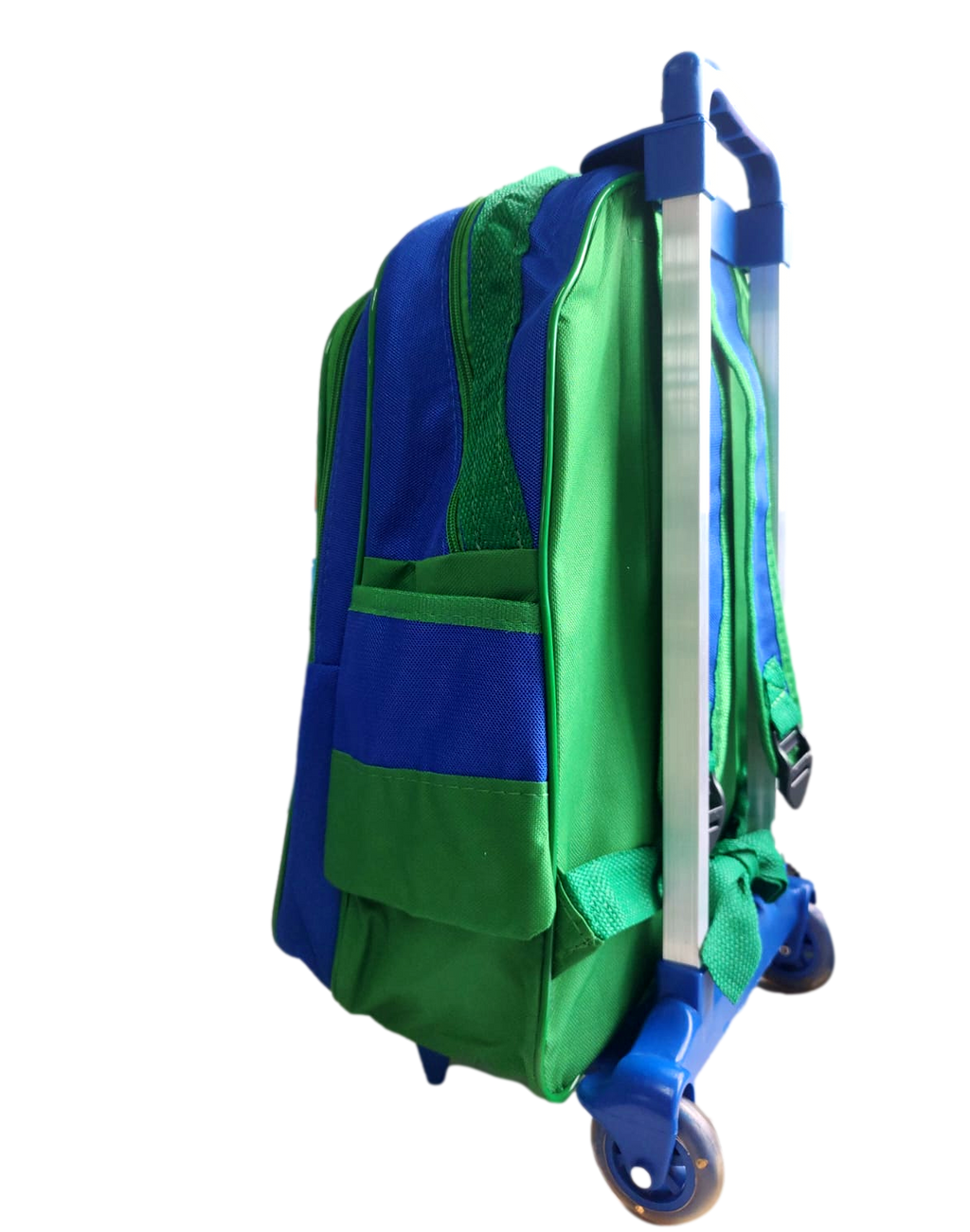 Mochila Escolar Patrulha Canina com Carrinho de Rodinhas