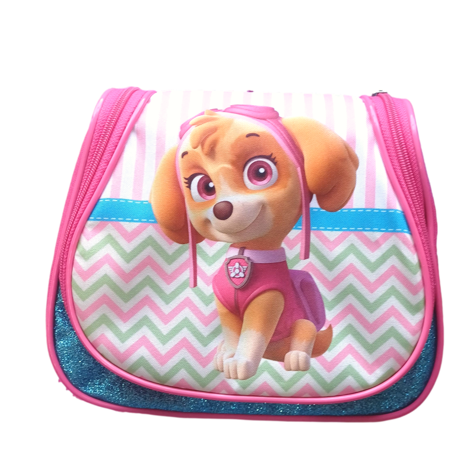 Kit Escolar Mochila Patrulha Canina Com Carrinho de Rodinha, Lancheira Térmica e Estojo