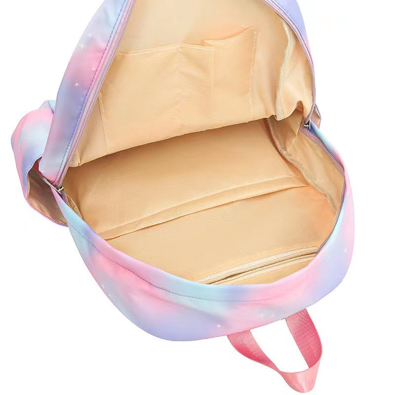 Conjunto de Mochila Escolar Stitch, 3 Peças, Incluindo Estojo, Lancheira e Mochila.