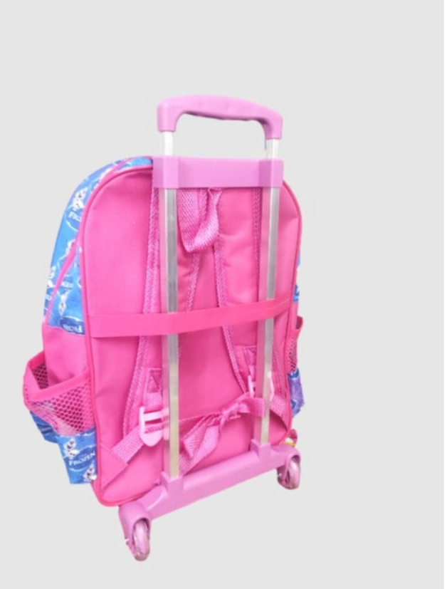 Kit Escolar - Mochila Frozen Com Carrinho, Lancheira Térmica e Estojo